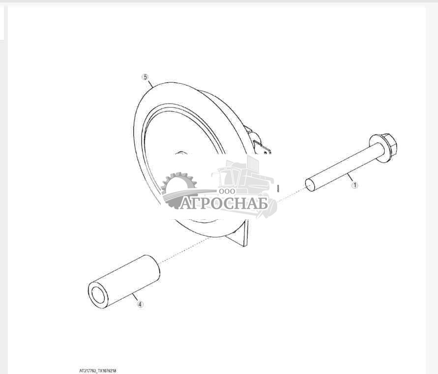 Установка звукового сигнала (решетка стандартная) 